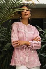 Pink Embroidered Top For Women Online-inching india