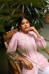 Pink Embroidered Top For Women Online-inching india