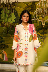 Bloom Print Dhoti Set- Inchingindia