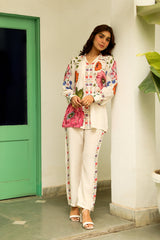 Bloom Print Women's Shirt Set