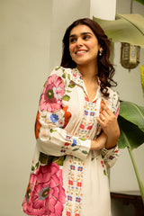 Bloom Print Women's Shirt Set