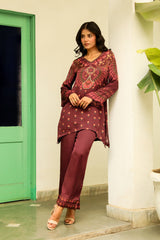 Ruby Print Co-ord Set- Inching India