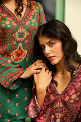 Ruby Print Co-ord Set- Inching India