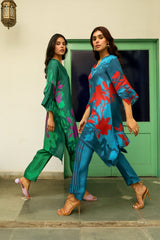Green Fusion Print Set- Inchingindia