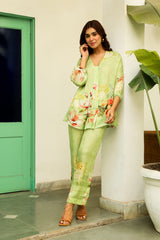 Blush Green Print Co-ord Set