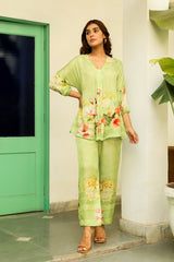 Blush Green Print Co-ord Set