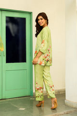 Blush Green Print Co-ord Set