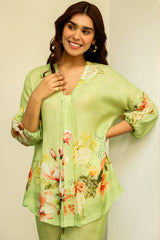 Blush Green Print Co-ord Set