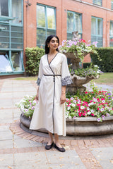 Cream Meadow Cutwork Dress