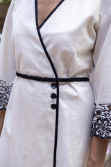 Cream Meadow Cutwork Dress