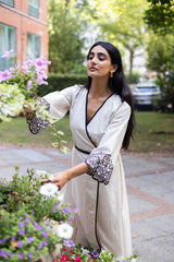 Cream Meadow Cutwork Dress