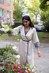 Cream Meadow Cutwork Dress