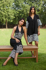 Black Broderie Dress