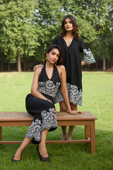 Black Broderie Dress