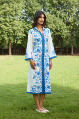 Capri Blue Midi Dress