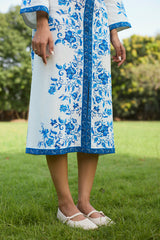 Capri Blue Midi Dress