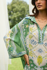 Mehak Green Print Set