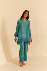 Ocean Blue Women's Co-ord Set Online