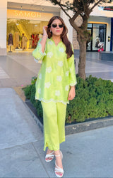 Ziya Green Broderie Set