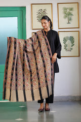 Multicolor Floral Panel Shawl | Corporate and Festive Winter Gifting