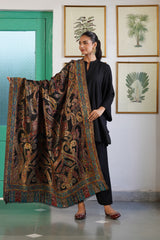 His & Her Paisley Woven Shawl Combo – Jewel-Tone Paisley Shawls for Wedding Gifting