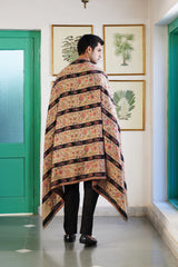 Multicolor Floral Panel Shawl | Corporate and Festive Winter Gifting