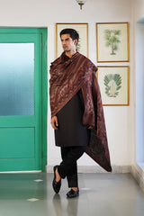 Bronze Paisley Double Sided Shawl | Luxury Wedding Gift