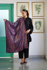 Metallic Paisley Shimmer Stole | Gift Box