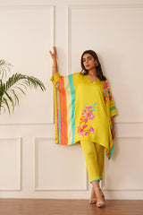 Green Haven Kaftan Set Online for women-inching india