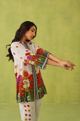 Floral Brushstroke Printed Set- Inchingindia