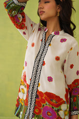 Floral Brushstroke Printed Set- Inchingindia