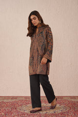 Woolen Black Kaani Set For Women - Winter Wear