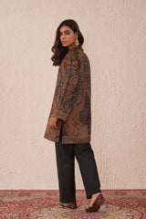 Woolen Black Kaani Set For Women - Winter Wear