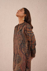 Woolen Black Kaani Set For Women - Winter Wear