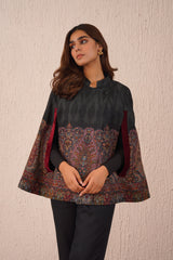 Sifat Kaani Woollen Open Cape