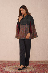 Sifat Kaani Woollen Open Cape