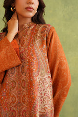 Tangerine Kaani Set- Inching India