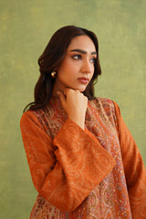 Tangerine Kaani Set- Inching India