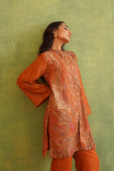 Tangerine Kaani Set- Inching India