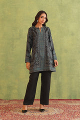 Midnight Blue Kaani Set- Inching India