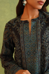 Midnight Blue Kaani Set- Inching India