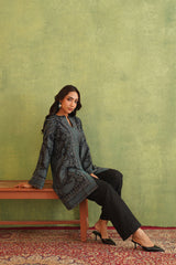 Midnight Blue Kaani Set- Inching India