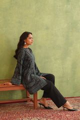 Midnight Blue Kaani Set- Inching India