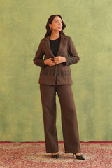 Merino women's wool winter coat-Inching India