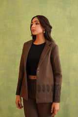 Merino women's wool winter coat-Inching India