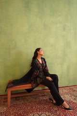 Woven Rose Cape- Inching India