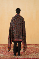 Ethnic Fusion Wool Shawl for Men Online