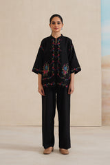 Mehak Noir Cross Stitch Co-ord Set