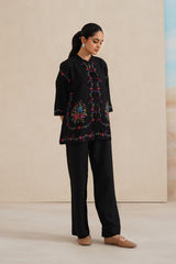 Mehak Noir Cross Stitch Co-ord Set