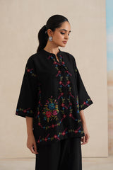 Mehak Noir Cross Stitch Co-ord Set